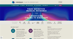 Desktop Screenshot of melodysync.com